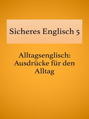 cover image of Sicheres Englisch 5